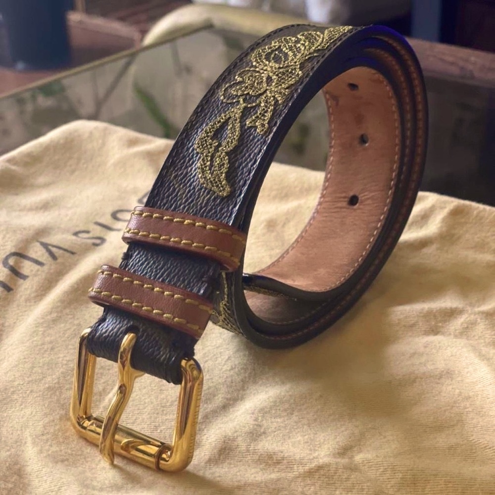 LOUIS VUITTON LIMITED EDITION DENTELLE BELT